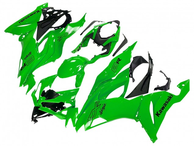 2019-2022 Kawasaki ZX6R Motorcycle Fairings - Green UK Manufacturers