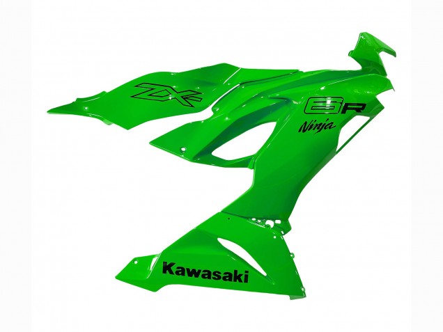 2019-2022 Kawasaki ZX6R Motorcycle Fairings - Green UK Manufacturers