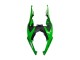 2019-2022 Kawasaki ZX6R Motorcycle Fairings - Green UK Manufacturers