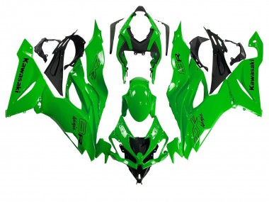 2019-2022 Kawasaki ZX6R Motorcycle Fairings - Green UK Manufacturers