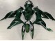 2019-2022 Kawasaki ZX6R Motorcycle Fairings - Dark Green UK Manufacturers