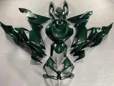 2019-2022 Kawasaki ZX6R Motorcycle Fairings - Dark Green UK Manufacturers