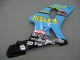 2000-2002 Suzuki GSXR1000 Motorcycle Fairings - Light Blue Yellow Black Motul Rizla UK Manufacturers
