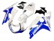 2000-2002 Suzuki GSXR1000 Motorcycle Fairings - White Blue Jordan 59 UK Manufacturers