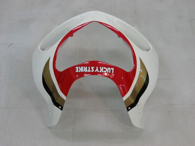 2000-2002 Suzuki GSXR1000 Motorcycle Fairings - White Red Lucky Strike UK Manufacturers