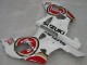 2000-2002 Suzuki GSXR1000 Motorcycle Fairings - White Red Lucky Strike UK Manufacturers