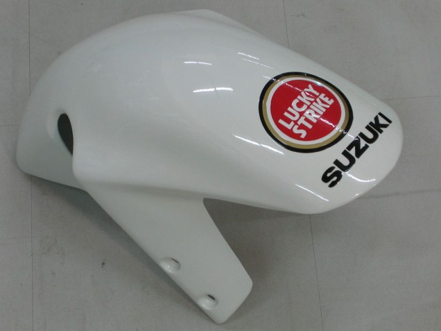 2000-2002 Suzuki GSXR1000 Motorcycle Fairings - White Red Lucky Strike UK Manufacturers