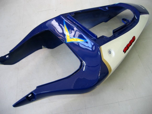 2000-2002 Suzuki GSXR1000 Motorcycle Fairings - Yellow Dark Blue White Motul Corona UK Manufacturers