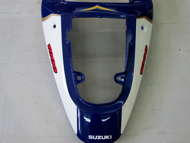 2000-2002 Suzuki GSXR1000 Motorcycle Fairings - Yellow Dark Blue White Motul Corona UK Manufacturers