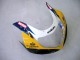 2000-2002 Suzuki GSXR1000 Motorcycle Fairings - Yellow Dark Blue White Motul Corona UK Manufacturers