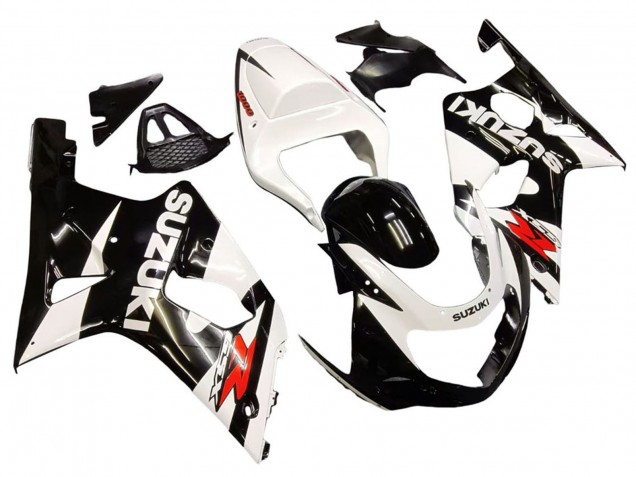 2000-2002 Suzuki GSXR1000 Motorcycle Fairings - White Glossy Black Red UK Manufacturers