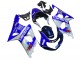 2000-2002 Suzuki GSXR1000 Motorcycle Fairings - Blue White Silver Castrol Dunlop UK Manufacturers