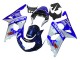 2000-2002 Suzuki GSXR1000 Motorcycle Fairings - Blue White Silver Castrol Dunlop UK Manufacturers