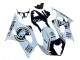 2003-2004 Suzuki GSXR 1000 Motorcycle Fairings - White Black Gold Motul Lucky Strike UK Manufacturers