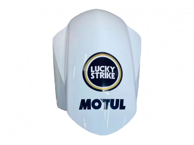2003-2004 Suzuki GSXR 1000 Motorcycle Fairings - White Black Gold Motul Lucky Strike UK Manufacturers