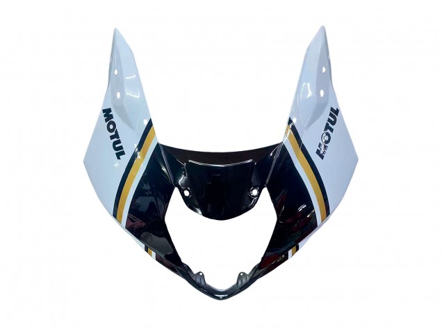 2003-2004 Suzuki GSXR 1000 Motorcycle Fairings - White Black Gold Motul Lucky Strike UK Manufacturers