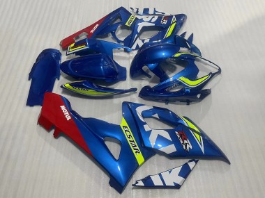 2005-2006 Suzuki GSXR 1000 Motorcycle Fairings - Blue Yellow Red Motul Ecstar UK Manufacturers