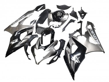 2005-2006 Suzuki GSXR 1000 Motorcycle Fairings - Glossy Black Grey UK Manufacturers
