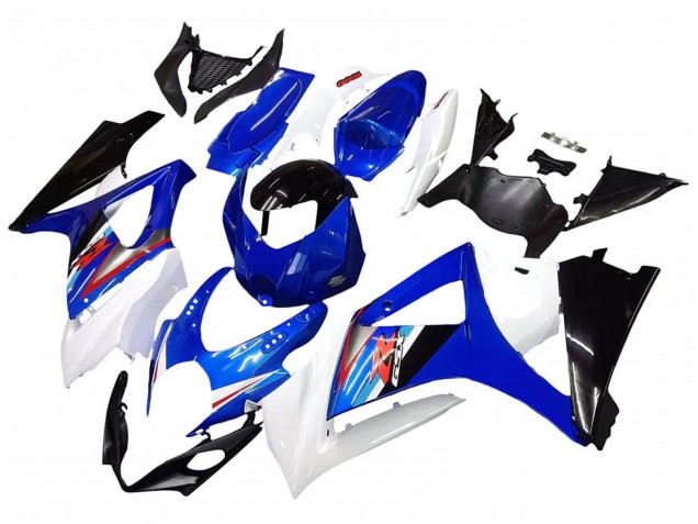 2007-2008 Suzuki GSXR 1000 Motorcycle Fairings - White Blue Black Red UK Manufacturers