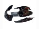 2007-2008 Suzuki GSXR 1000 Motorcycle Fairings - Black Red Flame UK Manufacturers