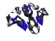 2007-2008 Suzuki GSXR 1000 Motorcycle Fairing Kits - Blue Glossy Black UK Manufacturers