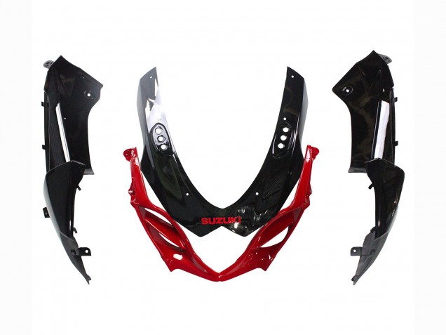 2009-2016 Suzuki GSXR 1000 Motorcycle Fairing Kits - Glossy Black Red UK Manufacturers