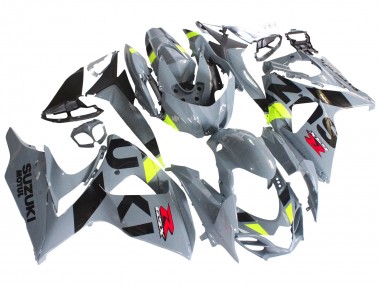 2009-2016 Suzuki GSXR 1000 Motorcycle Fairings - Grey Neon Yellow Black Motul UK Manufacturers