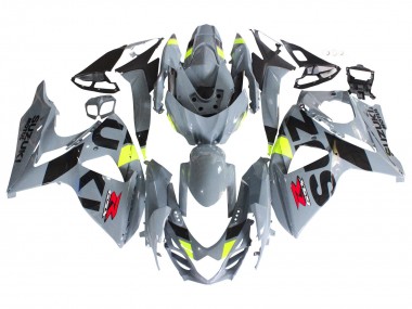 2009-2016 Suzuki GSXR 1000 Motorcycle Fairings - Grey Neon Yellow Black Motul UK Manufacturers