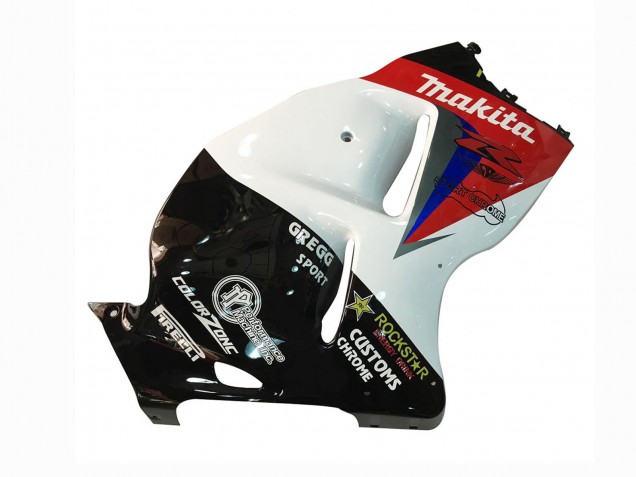 1996-2007 Suzuki GSXR 1300 Hayabusa Motorcycle Fairings - White Blue Red Makita Black UK Manufacturers