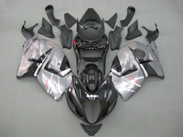 1996-2007 Suzuki GSXR 1300 Hayabusa Motorcycle Fairings - Grey Black Hayabusa UK Manufacturers
