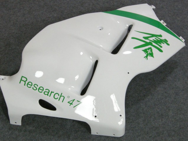 1996-2007 Suzuki GSXR 1300 Hayabusa Motorcycle Fairings - White Green UK Manufacturers