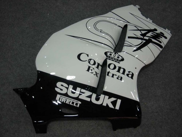 1996-2007 Suzuki GSXR 1300 Hayabusa Motorcycle Fairings - White Black Corona UK Manufacturers