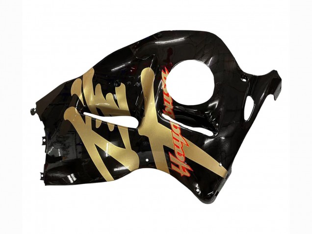 1996-2007 Suzuki GSXR 1300 Hayabusa Motorcycle Fairings - Glossy Black Gold Hayabusa UK Manufacturers