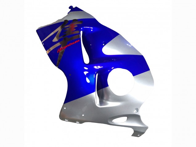 1996-2007 Suzuki GSXR 1300 Hayabusa Motorcycle Fairings - Blue Silver Hayabusa UK Manufacturers