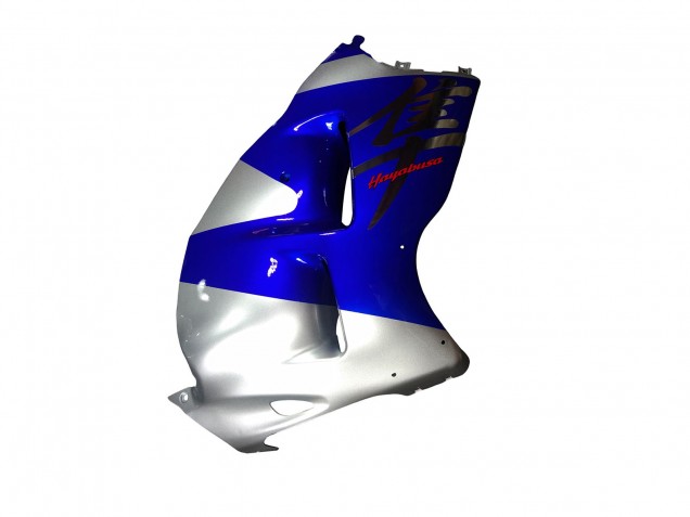 1996-2007 Suzuki GSXR 1300 Hayabusa Motorcycle Fairings - Blue Silver Hayabusa UK Manufacturers