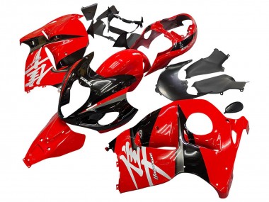 1996-2007 Suzuki GSXR 1300 Hayabusa Motorcycle Fairings - Red Black Hayabusa UK Manufacturers