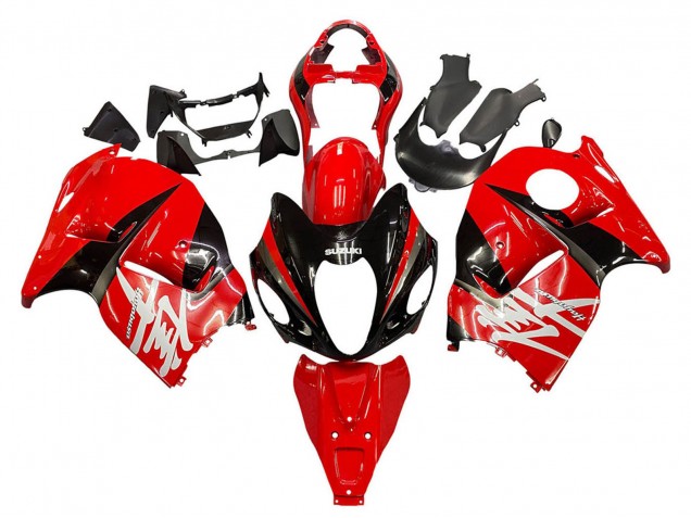 1996-2007 Suzuki GSXR 1300 Hayabusa Motorcycle Fairings - Red Black Hayabusa UK Manufacturers