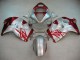 1996-2007 Suzuki GSXR 1300 Hayabusa Motorcycle Fairings - Silver Red Hayabusa UK Manufacturers