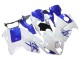 1996-2007 Suzuki GSXR 1300 Hayabusa Motorcycle Fairings - White Blue Hayabusa UK Manufacturers