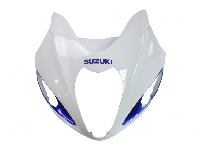 1996-2007 Suzuki GSXR 1300 Hayabusa Motorcycle Fairings - White Blue Hayabusa UK Manufacturers