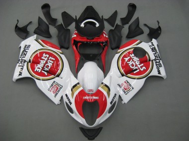 1996-2007 Suzuki GSXR 1300 Hayabusa Motorcycle Fairings - White Red Motul UK Manufacturers