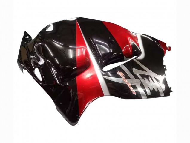 1996-2007 Suzuki GSXR 1300 Hayabusa Motorcycle Fairings - Red Glossy Black Hayabusa UK Manufacturers