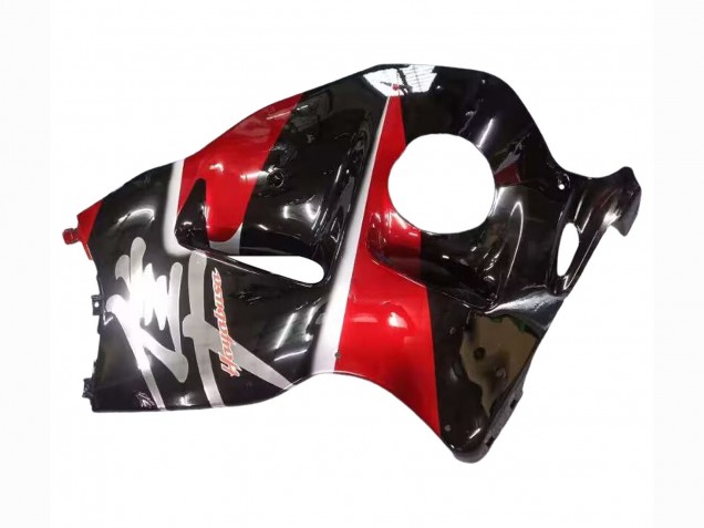 1996-2007 Suzuki GSXR 1300 Hayabusa Motorcycle Fairings - Red Glossy Black Hayabusa UK Manufacturers