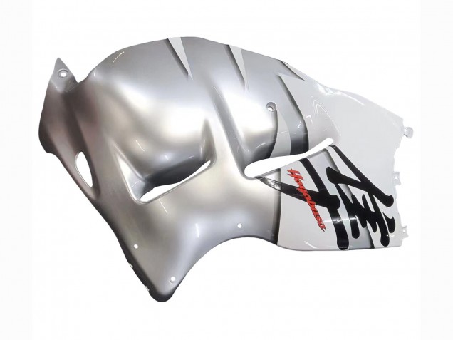 1996-2007 Suzuki GSXR 1300 Hayabusa Motorcycle Fairings - White Silver Hayabusa UK Manufacturers
