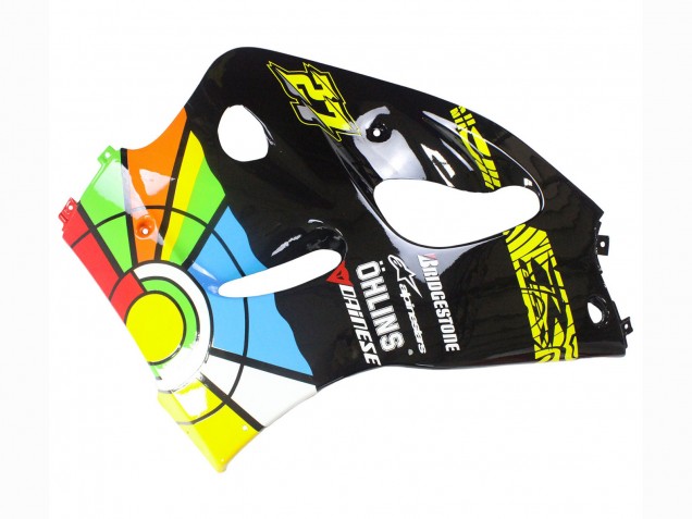 1996-2000 Suzuki GSXR 600 / GSXR 750 Motorcycle Fairings - Black Multicolor 27 UK Manufacturers