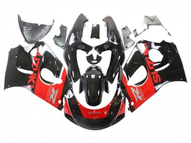 1996-2000 Suzuki GSXR 600 / GSXR 750 Motorcycle Fairings - Black Red UK Manufacturers