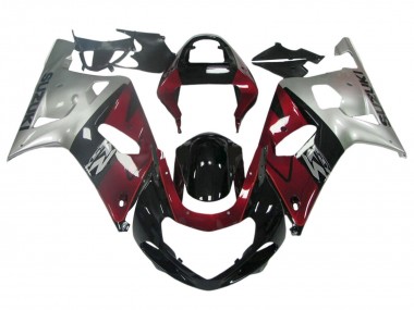 1996-2000 Suzuki GSXR 600 / GSXR 750 Motorcycle Fairings - Dark Blue White UK Manufacturers