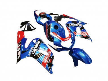 2001-2003 Suzuki GSXR 600 / GSXR 750 Motorcycle Fairings - Blue Red Racing UK Manufacturers