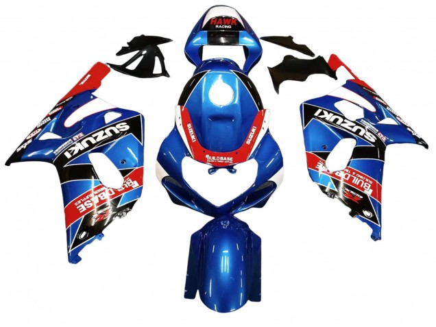 2001-2003 Suzuki GSXR 600 / GSXR 750 Motorcycle Fairings - Blue Red Racing UK Manufacturers
