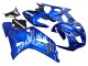 2001-2003 Suzuki GSXR 600 / GSXR 750 Motorcycle Fairings - Blue with White Flame UK Manufacturers
